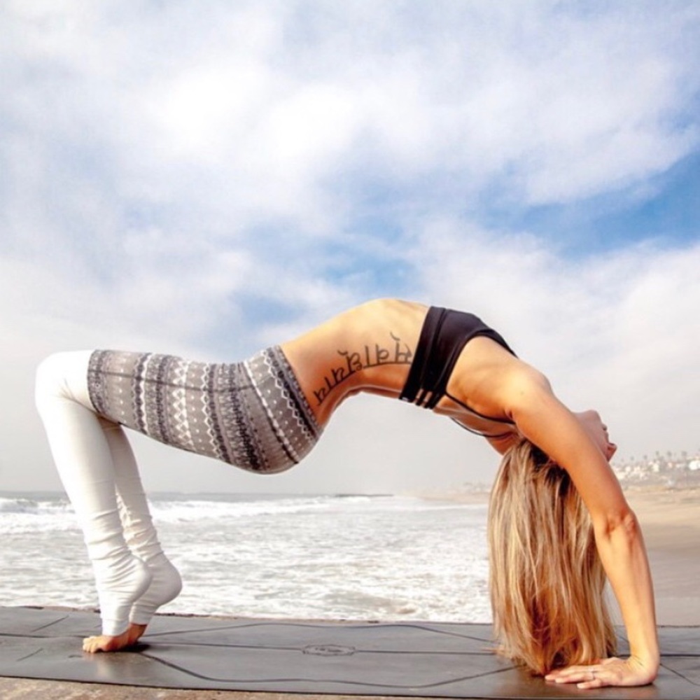 Alo Goddess Leggings Arctic Print